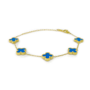 四叶草幸运手链（小）蓝色-1