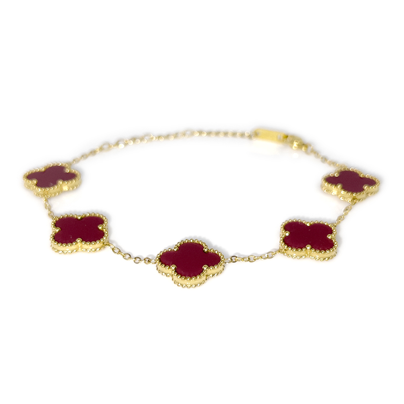 Second image of Lucky Four-Leaf Clover Bracelet (Large)