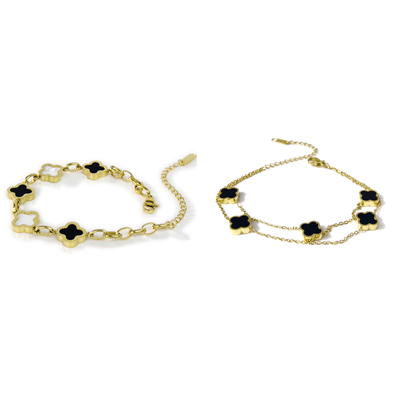 four-Leaf Clover Panda & Plum blossom