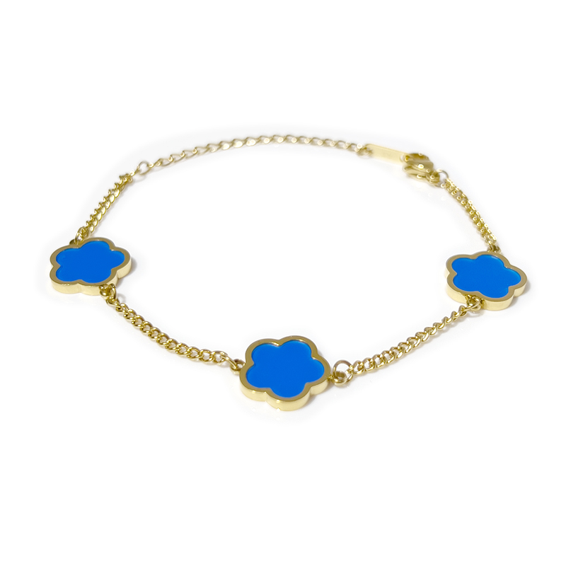 Five-Leaf Clover Bracelet (Glossy)