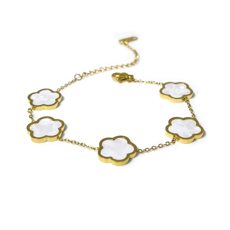 Second image of Five-Leaf Clover Bracelet (Glossy)