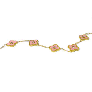 四叶草单面镶钻手链-4