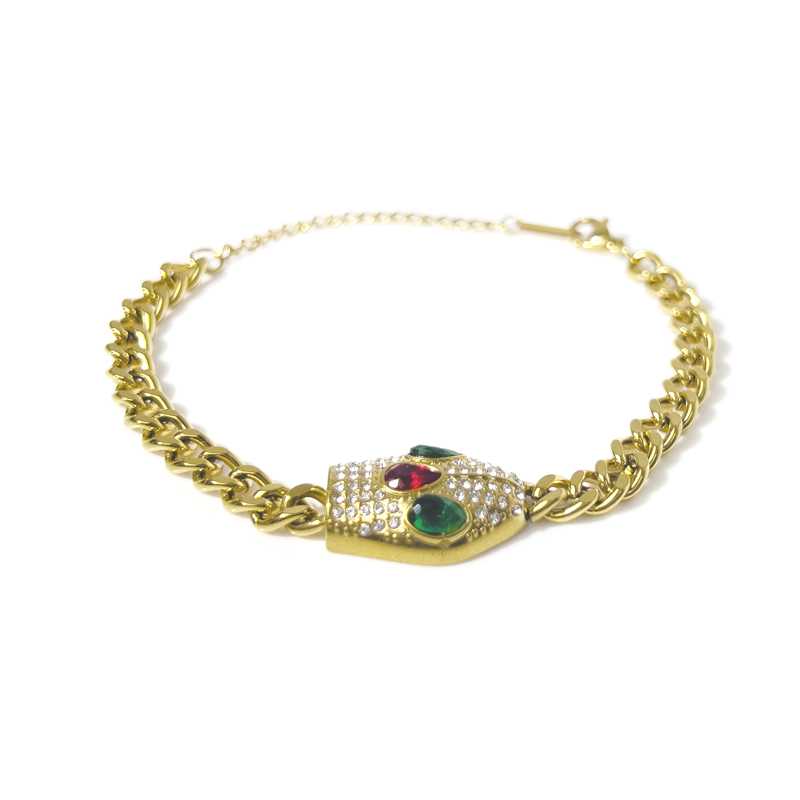 Gold Snake Bracelet