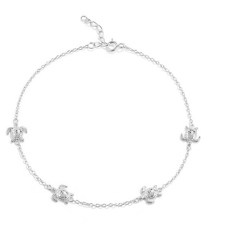 Second image of Cute Sea Turtle Rose Gold Bracelet