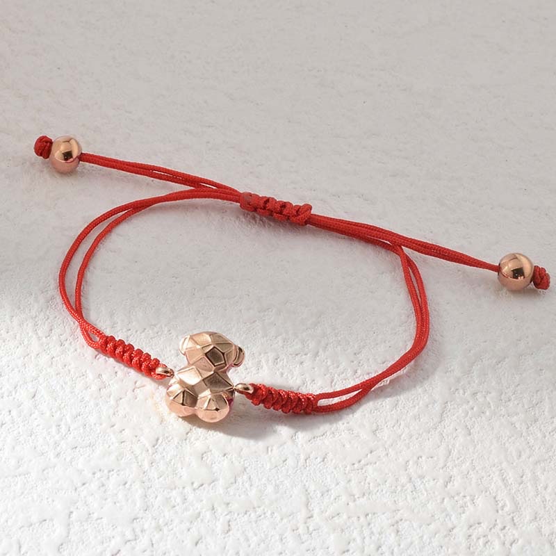 Second image of  red string bear luck bracelet