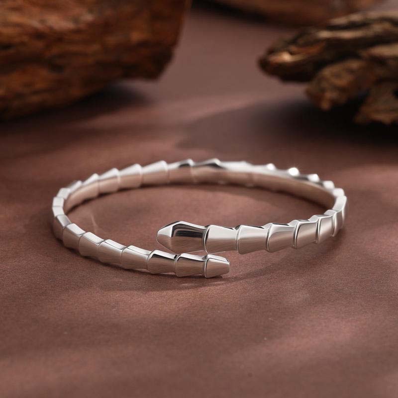 Second image of Bamboo Joint Texture Open Bangle