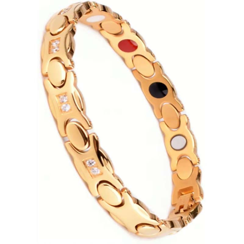 Diamond & Colored Stone Linked Bracelet