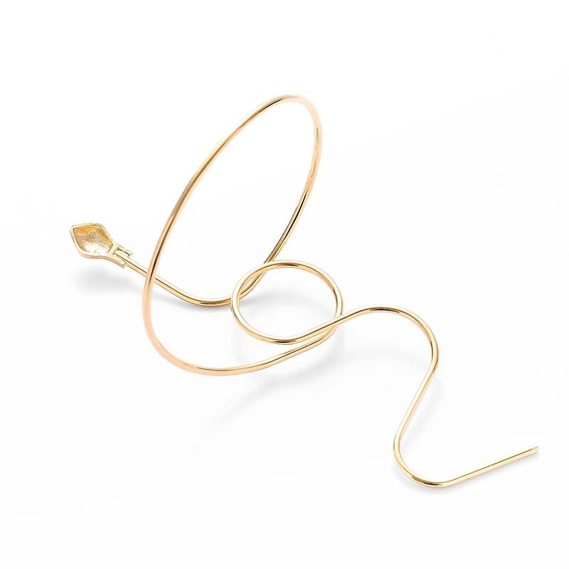 Snake-Shaped Arm Cuff Bracelet