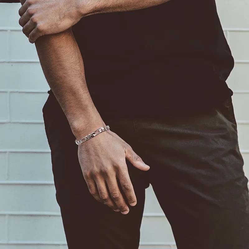 Second image of Wide Cuban Link Bracelet