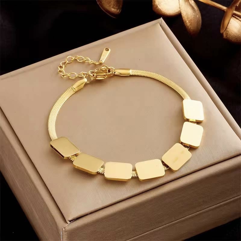Second image of Gold-Tone Multi-Style Bracelet Collection