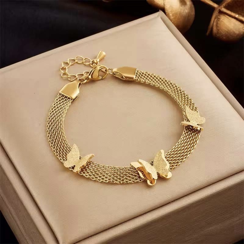 Gold-Tone Multi-Style Bracelet Collection